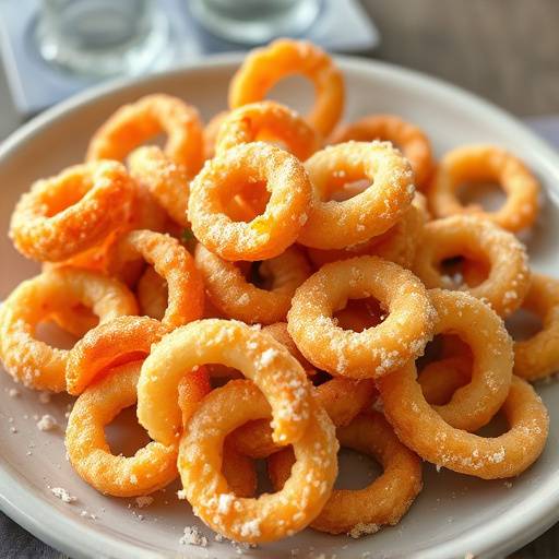 Calamares a la romana, calamares fritos con harina